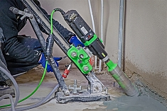 Использование двигателя алмазного бурения Eibenstock EBM 182/3 Использование двигателя алмазного бурения Eibenstock EBM 182/3