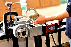 Использование клуппа электрического резьбонарезного Hongli SQ30-2B 1/2"-2" NPT HSS TiN