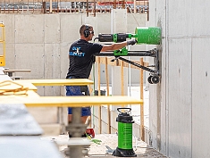 Использование станин для алмазного бурения Eibenstock BST 352 V