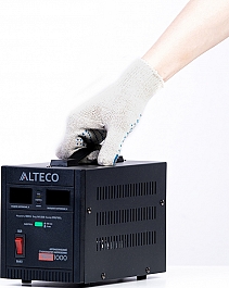 Применение автоматического стабилизатора напряжения Alteco TDR 1000